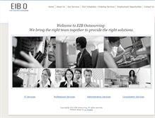 Tablet Screenshot of eib-outsourcing.com